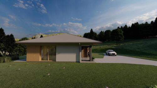 Budynek mieszkalny jednorodzinny parterowy 