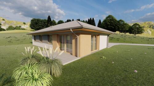 Budynek mieszkalny jednorodzinny parterowy 