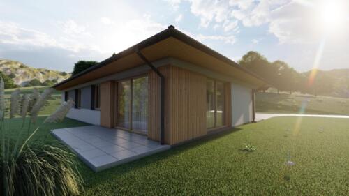 Budynek mieszkalny jednorodzinny parterowy 