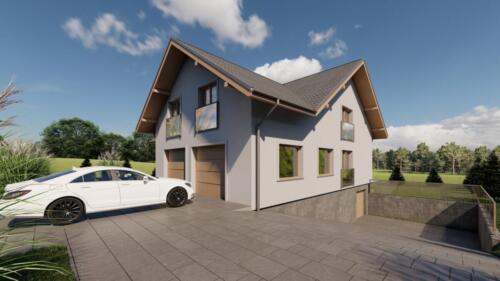 Budynek mieszkalny jednorodzinny z podpiwniczeniem 