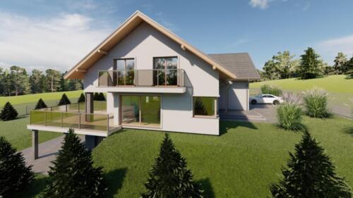 Budynek mieszkalny jednorodzinny z podpiwniczeniem 