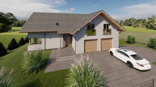 Budynek mieszkalny jednorodzinny z podpiwniczeniem 